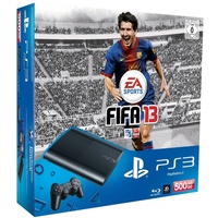 Sony PS3 Super Slim 500 GB schwarz + FIFA 13 (Bundle)