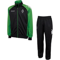 KAPPA Borussia Mönchengladbach Kinder Trainingsanzug 2013/2014 schwarz/grün Gr. 140 KAPPA Borussia Mönchengladbach Kinder Trainingsanzug 2013/2014 schwarz/grün Gr. 140