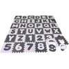 21021 Puzzlematte-Alphabet + Zahlen grau-weiß
