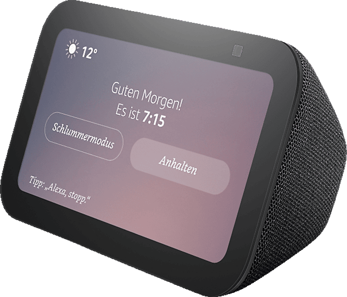 Echo Show 5 (3. Gen.) | Kompakter smarter Touchscreen mit Alexa zum Steuern deines Smart Homes und mehr | Anthrazit