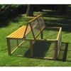 Promex Freilaufgehege mit Abdeckung 130 x 130 x 51 cm Promex Freilaufgehege mit Abdeckung 130 x 130 x 51 cm