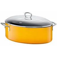 Silit Crazy Yellow Bräter 36 cm oval mit Deckel