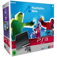 Sony PS3 Slim 320 GB + Move Starter Pack (Bundle)