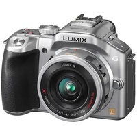 Panasonic Lumix DMC-G5X silber + X Vario 14-42mm