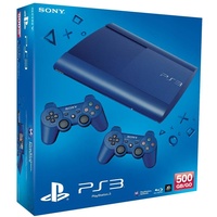 Sony PS3 Super Slim 500 GB blau