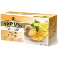 Twinings Lemon & Ginger Tee (Zitrone & Ingwer) 25 Teebeutel