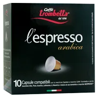 Caffè Trombetta L‘espresso arabica 10 Kapseln Caffè Trombetta L‘espresso arabica 10 Kapseln