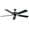 Deko Eagle 132 cm Deckenventilator Chrom/schwarz Deko Eagle 132 cm Deckenventilator Chrom/schwarz