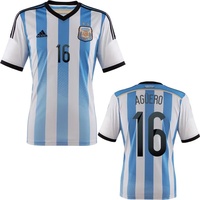 Adidas Argentinien Herren Heim Trikot Agüero 2014 white/colombia blue/black XL Adidas Argentinien Herren Heim Trikot Agüero 2014 white/colombia blue/black XL
