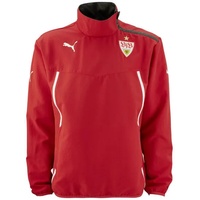 Puma VfB Stuttgart Kinder Alwetterjacke team regal red/dark gray heather Gr. 140 Puma VfB Stuttgart Kinder Alwetterjacke team regal red/dark gray heather Gr. 140