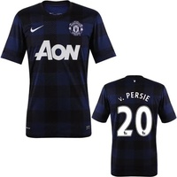 Nike Manchester United Kinder Auswärts Trikot van Persie 2014 blau Gr. 137-147 Nike Manchester United Kinder Auswärts Trikot van Persie 2014 blau Gr. 137-147