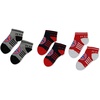 FC Bayern Kinder Sneakersocken rot/grau Gr. 27-30 3er Set FC Bayern Kinder Sneakersocken rot/grau Gr. 27-30 3er Set