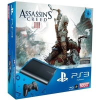 Sony PS3 Super Slim 500 GB + Assassin's Creed III (Bundle)