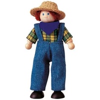 PlanToys Biegepuppe Bauer (7136)