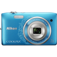 Nikon Coolpix S3500 blau ornament