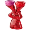 Koziol Luke Kontaktlinsenbox transparent rot Koziol Luke Kontaktlinsenbox transparent rot