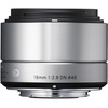 Sigma 19mm F2,8 DN Micro Four Thirds silber Sigma 19mm F2,8 DN Micro Four Thirds silber