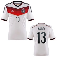 Adidas DFB Kinder Heim Trikot Müller 2014 white/black/victory red/matte silver Gr. 176 Adidas DFB Kinder Heim Trikot Müller 2014 white/black/victory red/matte silver Gr. 176