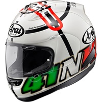 Arai Helmet RX-7 GP Haga Monza White Arai Helmet RX-7 GP Haga Monza White
