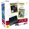 Sony PS3 Slim 160 GB + Gran Turismo 5 (Platinum) + LittleBigPlanet 2 (Platinum) (Bundle)
