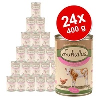 Lukullus Junior Putenherzen & Lamm 24 x 400 g