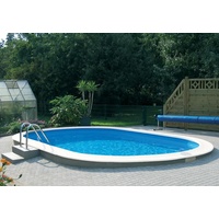 myPOOL Ovalbecken-Set Premium 600 x 320 x 150 cm inkl. Sandfilteranlage