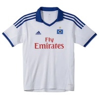 Adidas Hamburger SV Kinder Heim Trikot 2013/2014 white/pride ink Gr. 128 Adidas Hamburger SV Kinder Heim Trikot 2013/2014 white/pride ink Gr. 128