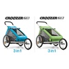Croozer Kid for 2 grün/anthrazit 2010/2011