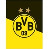 Bertels Textil Borussia Dortmund Fleecedecke Schrägstreifen Bertels Textil Borussia Dortmund Fleecedecke Schrägstreifen