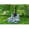 dilego Springbrunnen Handpumpe in Steinoptik