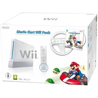 Nintendo Wii weiß + Mario Kart + Lenkrad (Bundle)