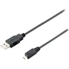 Digital Data USB Kabel A/MicroB 1m schwarz