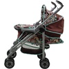 KNORRTOYS Kombi-Puppenwagen Boogie Brown Flower