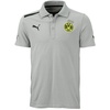 Puma Borussia Dortmund Herren Poloshirt limestone gray/black L Puma Borussia Dortmund Herren Poloshirt limestone gray/black L