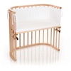 Babybay Beistellbett Original Buche klarlackiert extrabelüftet inkl. Matratze und Nestchen weiß/Sterne beige Babybay Beistellbett Original Buche klarlackiert extrabelüftet inkl. Matratze und Nestchen weiß/Sterne beige