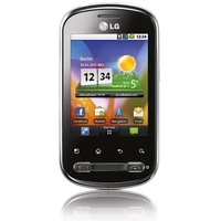 LG P350 Optimus Me silber / schwarz mit Vertrag