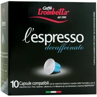 Caffè Trombetta L‘espresso decaffeinato 10 Kapseln Caffè Trombetta L‘espresso decaffeinato 10 Kapseln