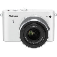 NIKON 1 J3 weiß + 10-30mm VR