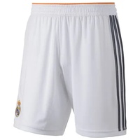 Adidas Real Madrid Herren Heim Short 2013/2014 white/lead/light orange L Adidas Real Madrid Herren Heim Short 2013/2014 white/lead/light orange L