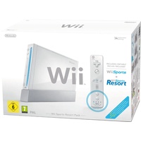 Nintendo Wii weiß + Wii Sports + Wii Sports Resort + Motion Plus Controller (Bundle)