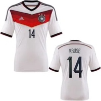 Adidas DFB Kinder Heim Trikot Kruse 2014 white/black/victory red/matte silver Gr. 152 Adidas DFB Kinder Heim Trikot Kruse 2014 white/black/victory red/matte silver Gr. 152