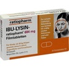 Ratiopharm IBU LYSIN ratiopharm 684 mg Filmtabletten 10 St Ratiopharm IBU LYSIN ratiopharm 684 mg Filmtabletten 10 St