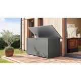 Karibu Auflagenbox Gartenbox für Auflagen Storage Box XXL (1 Stück, Gartenbox Storage Box) grau 148 cm x 71 cm