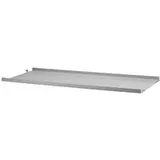 Regalboden Metall niedrige Kante System grau 78 x 20 cm