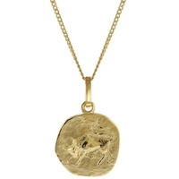 trendor 15022-05 Kinder-Halskette mit Sternzeichen Stier 333/8K Gold, 42 cm
