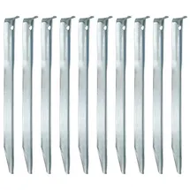 AMANKA 10 Stahl Heringe AMA-203 silber | Gr.: onesize