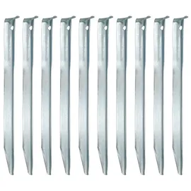 AMANKA 10 Stahl Heringe AMA-203 silber | Gr.: onesize