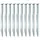 AMANKA 10 Stahl Heringe AMA-203 silber | Gr.: onesize