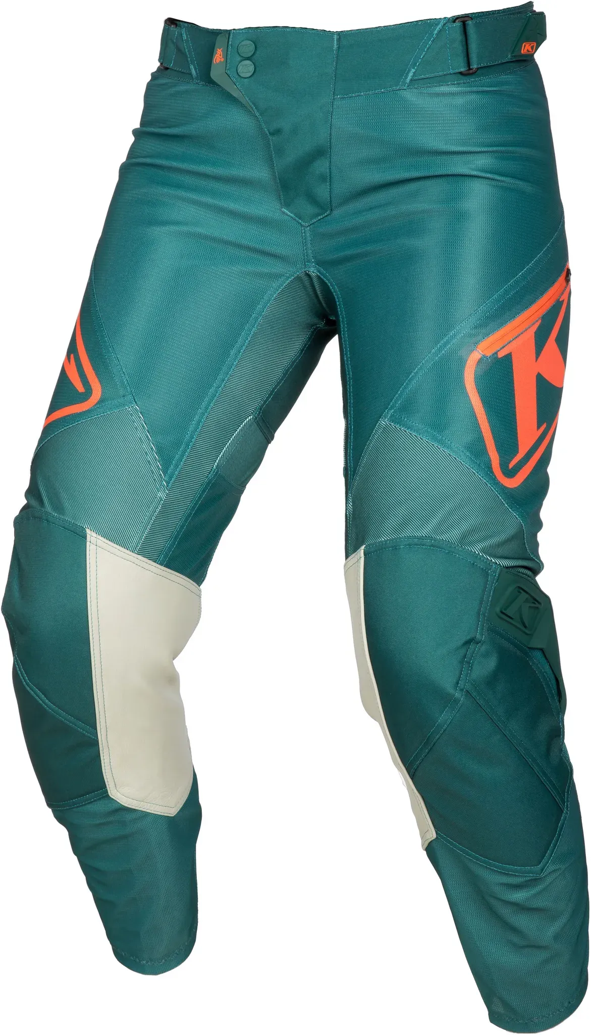 Klim XC Lite, pantalon textile femme - Pétrole/Blanc/Orange - 8