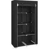 Songmics Stoffschrank Schwarz